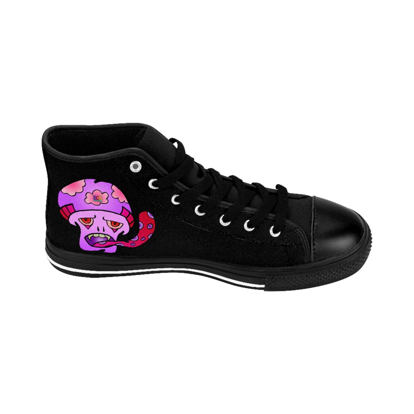 Pink Shroom Men's Classic Sneakers