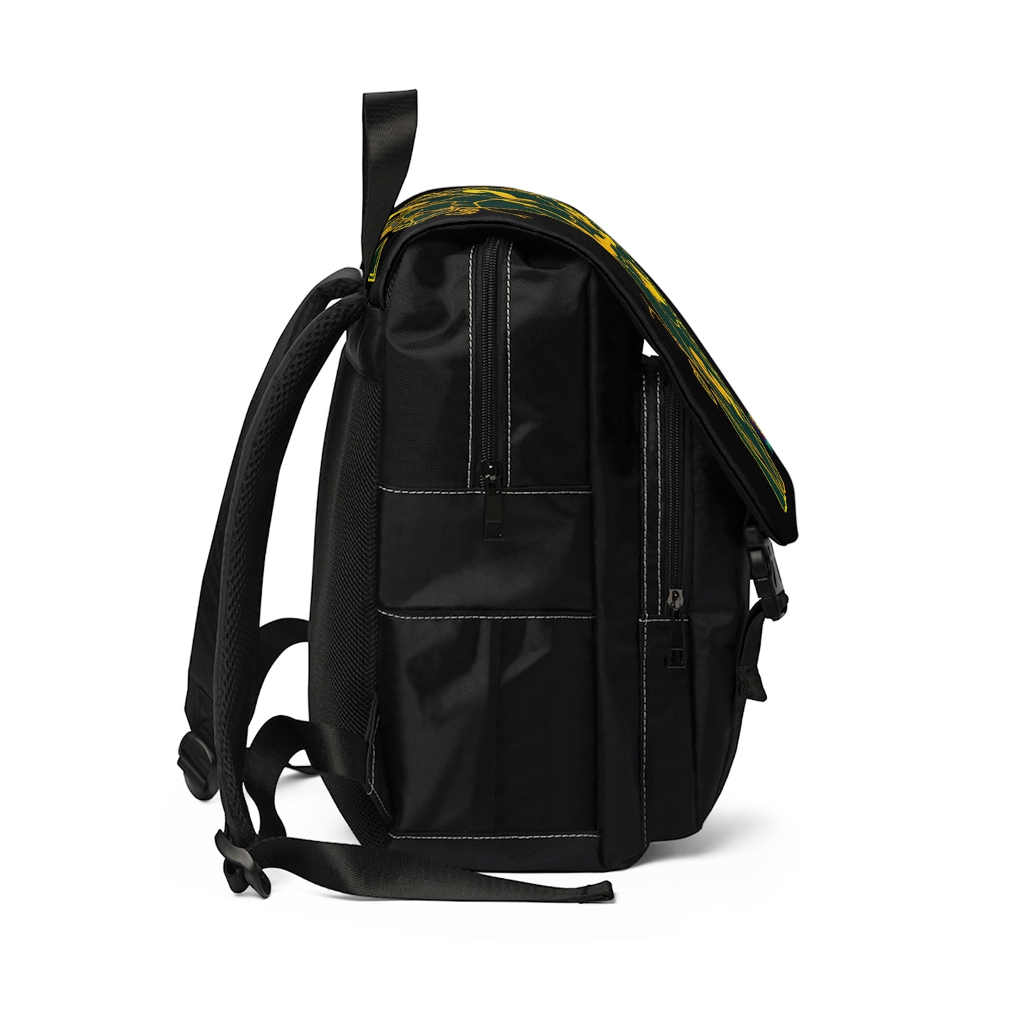 Broken Clock Unisex Casual Shoulder Backpack