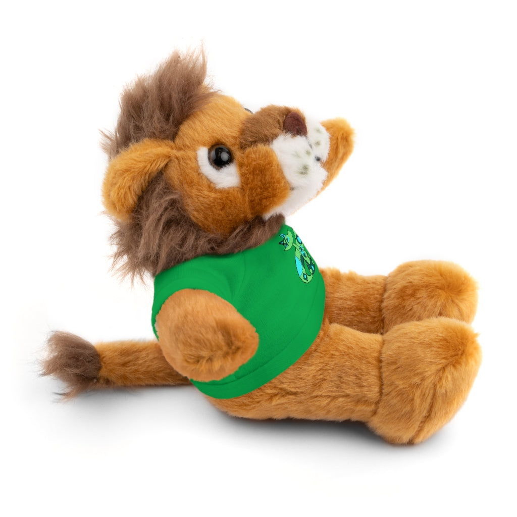 Green Cat Stuffed Animals with Tee