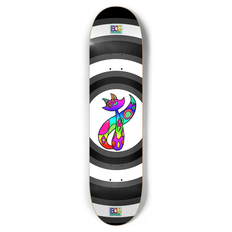 Rainbow Cat Skateboard