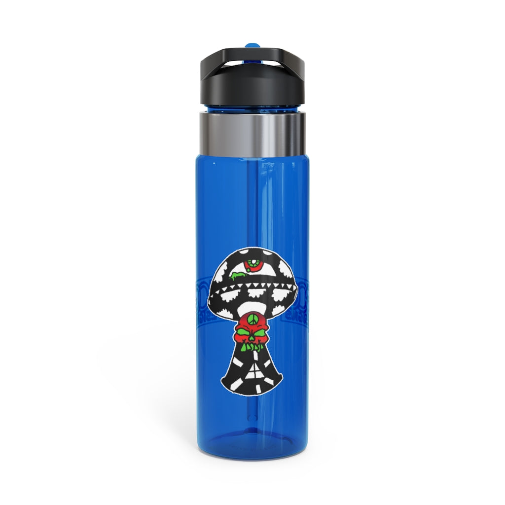 Black and White Skull Shroom Kensington Tritan Sport Bottle, 20oz