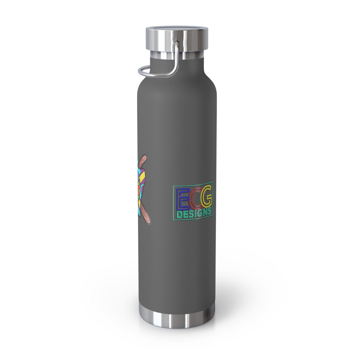 Multicolored Melted Popsicle 22oz Vacuum Insulated Bottle