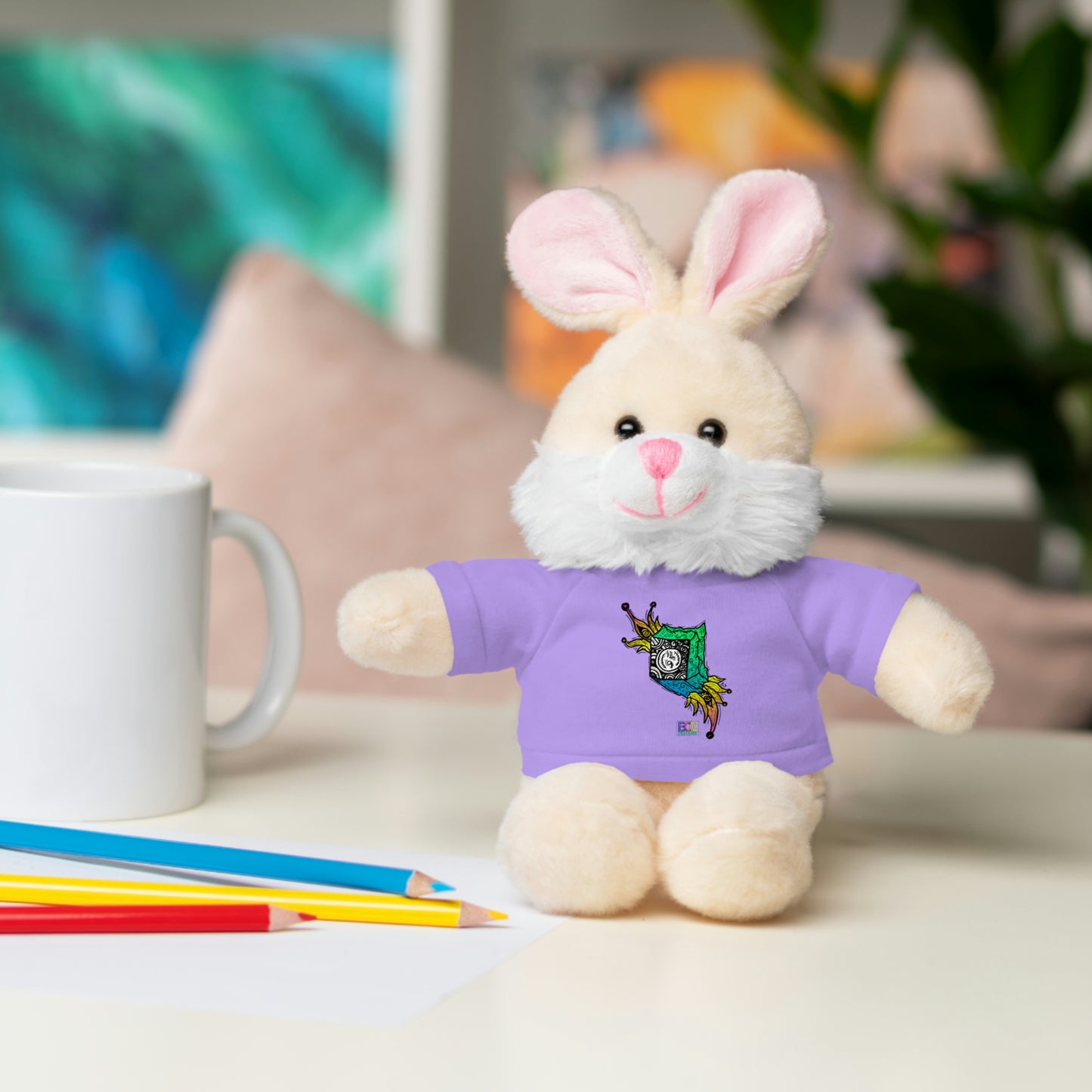 A Clock in a Box Stuffed Animals with Tee