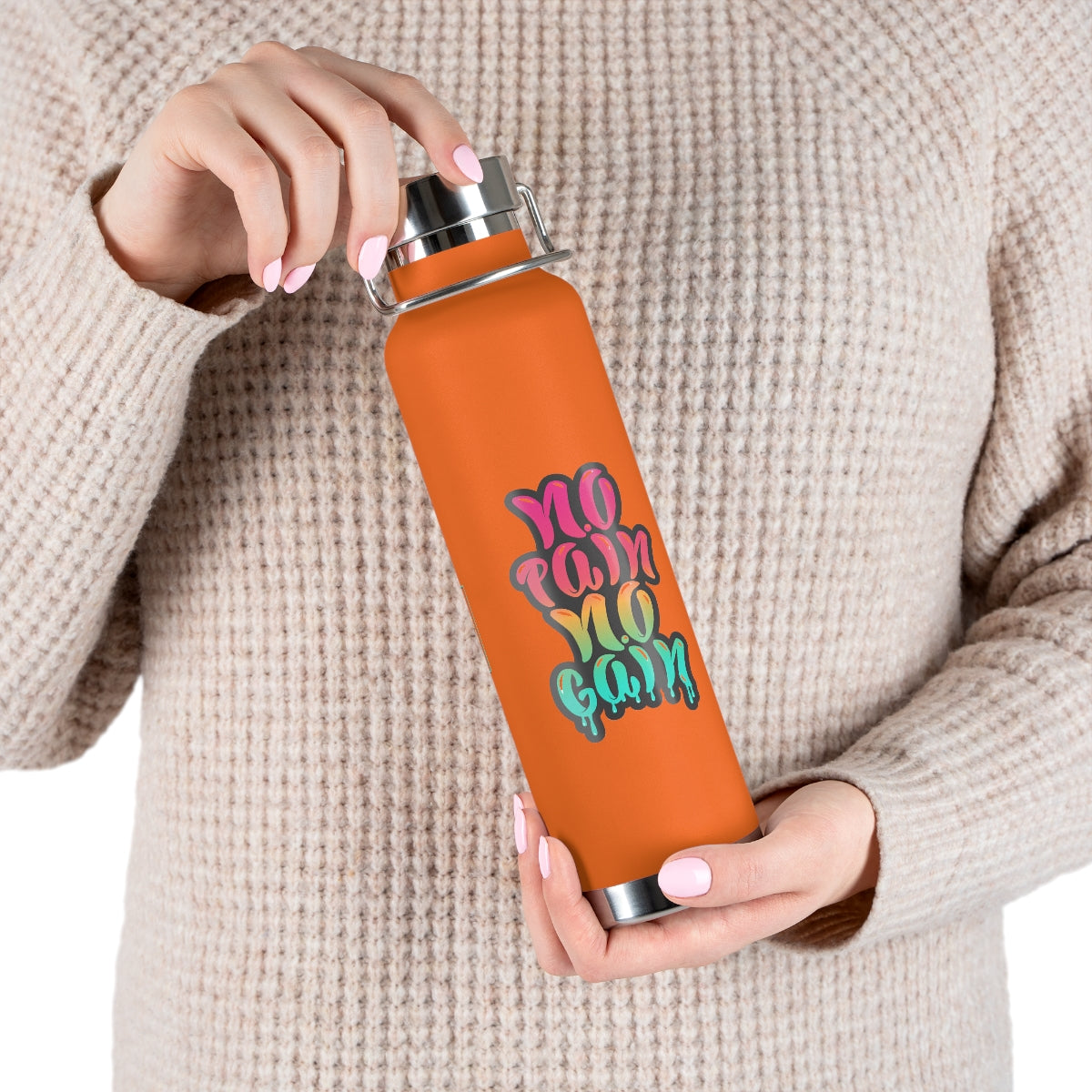 No Pain No Gain 22oz Vacuum Insulated Bottle