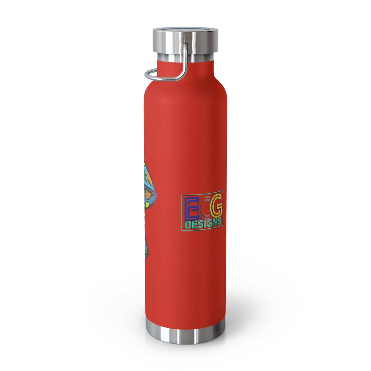 Multicolored Skull Shroom 22oz Vacuum Insulated Bottle