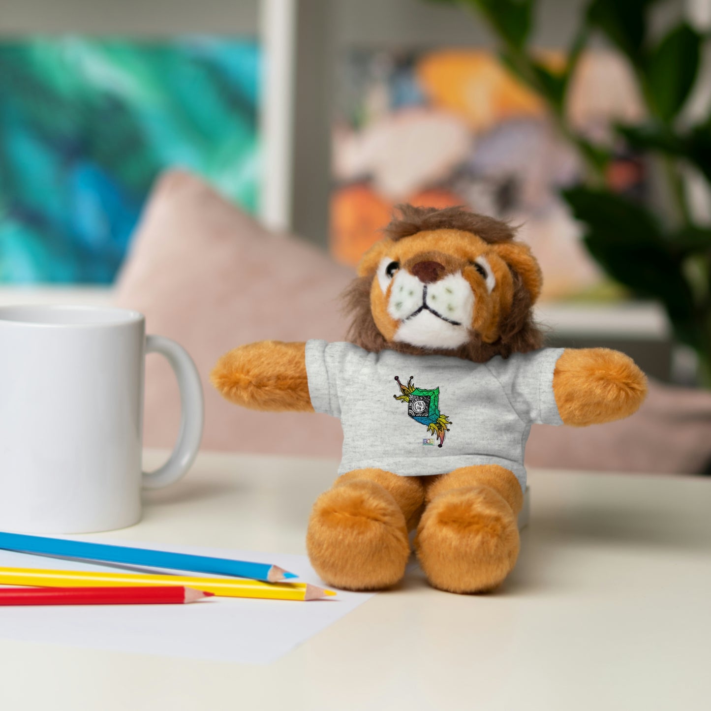 A Clock in a Box Stuffed Animals with Tee