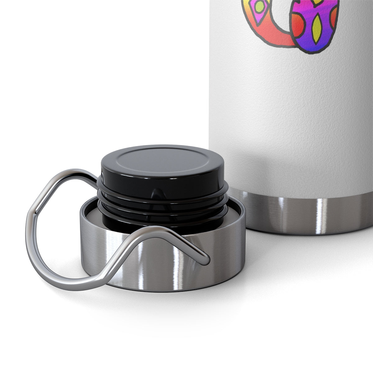 Rainbow Cat 22oz Vacuum Insulated Bottle