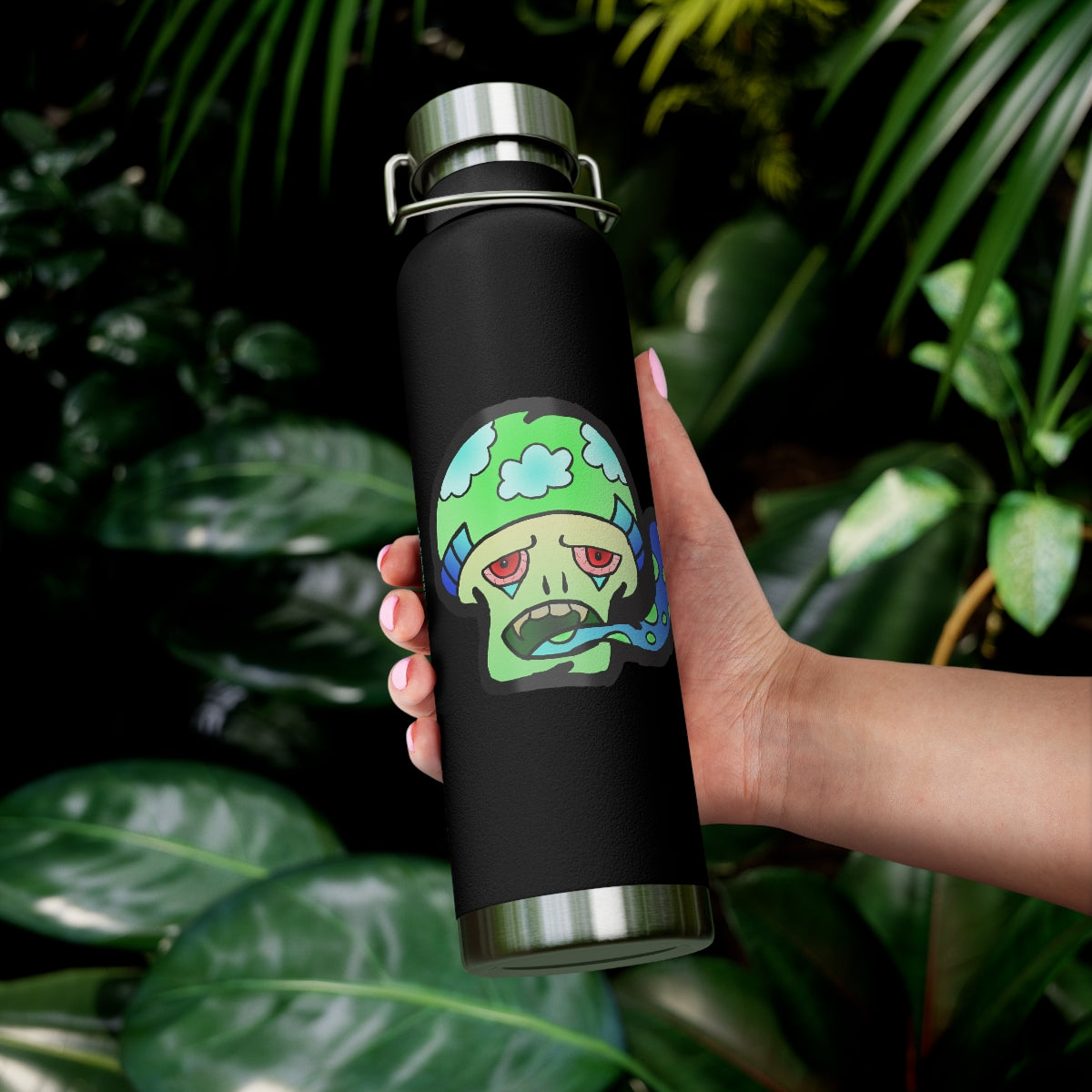 Green Shroom 22oz Vacuum Insulated Bottle