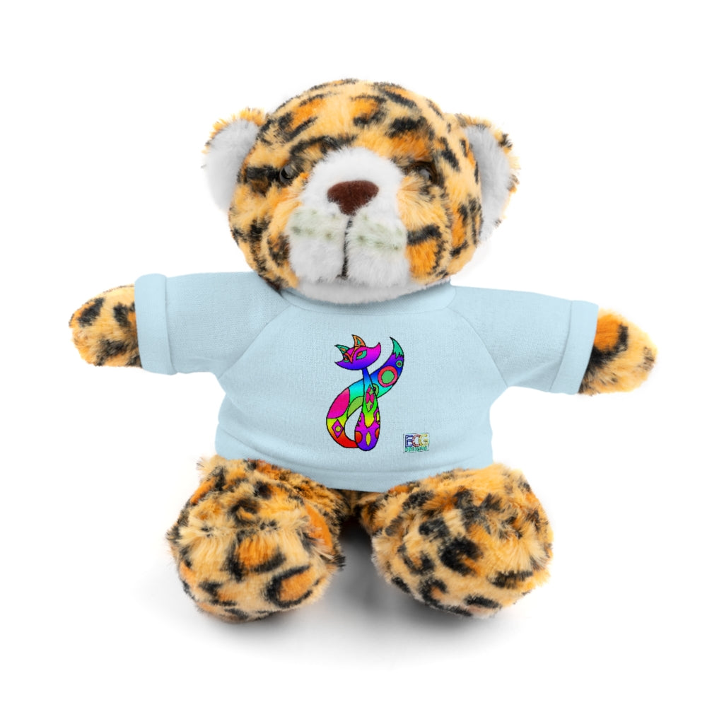 Rainbow Cat Stuffed Animals with Tee