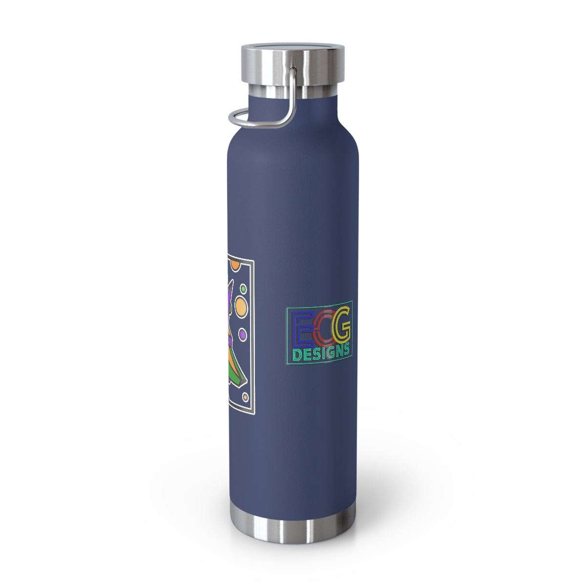 Mardi Gras Box Dog 22oz Vacuum Insulated Bottle