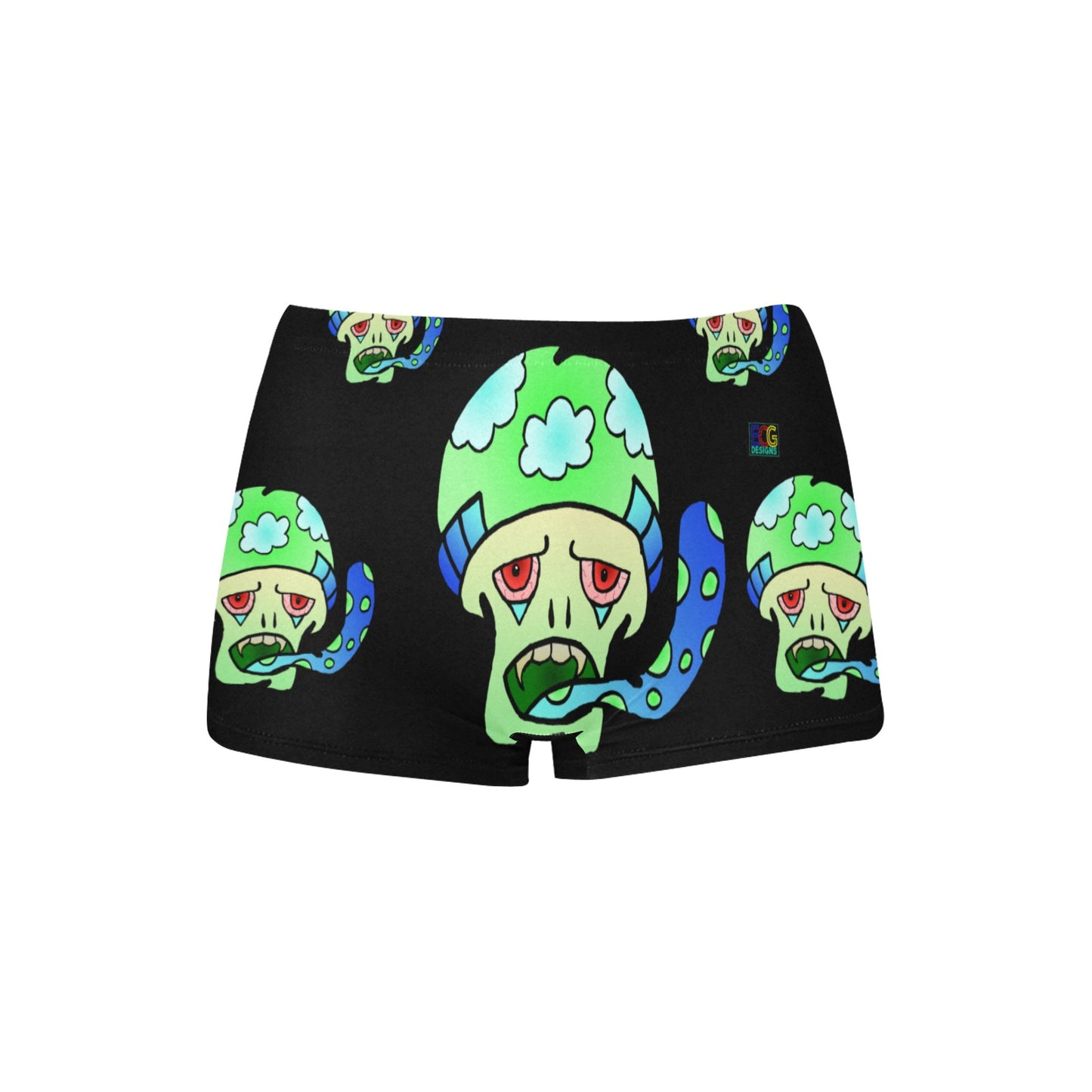 Green Shroom Women's All Over Print Boyshort Panties (Model L31)