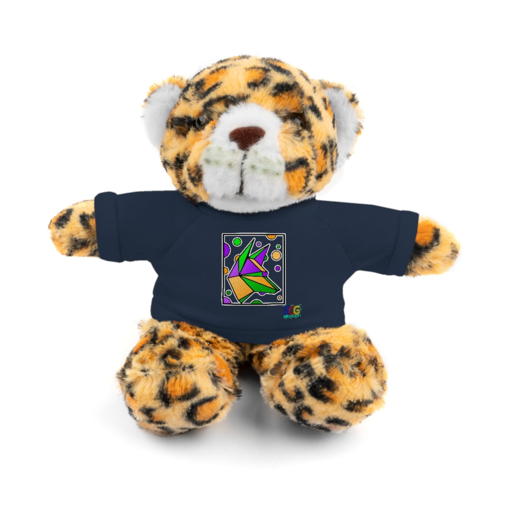 Mardi Gras Box Dog Stuffed Animals with Tee