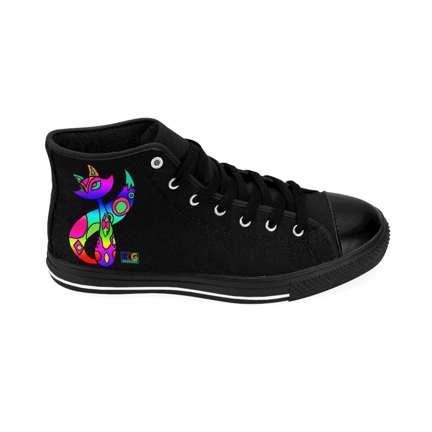 Rainbow Cat Men's Classic Sneakers