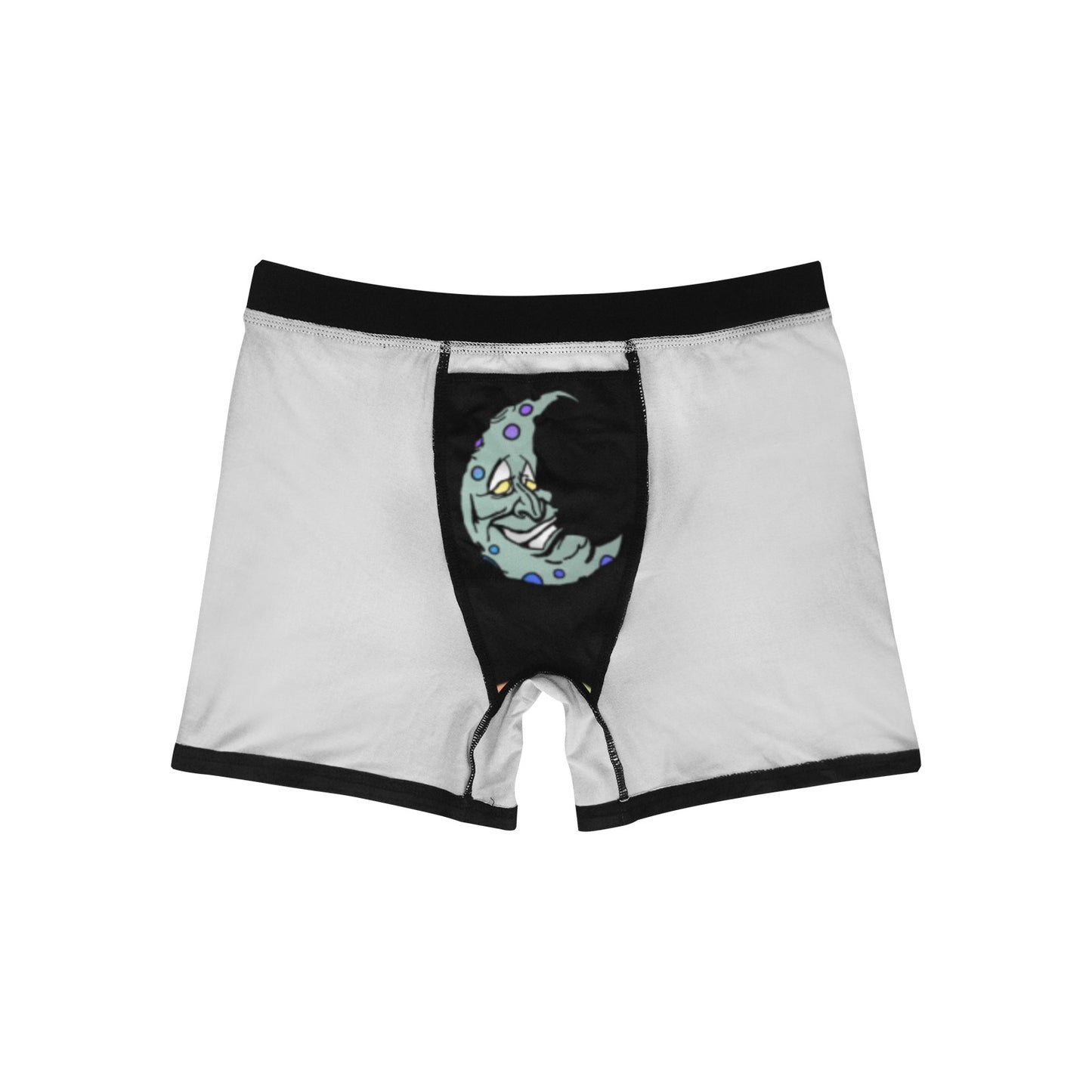 Green Moon Men's Boxer Briefs with Inner Pocket (Model L34)