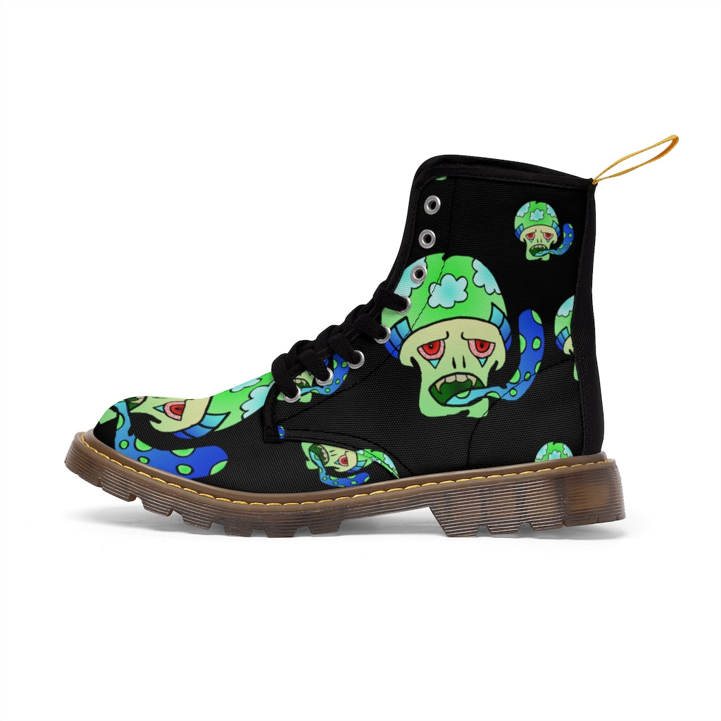 Green Shroom Women's Canvas Boots