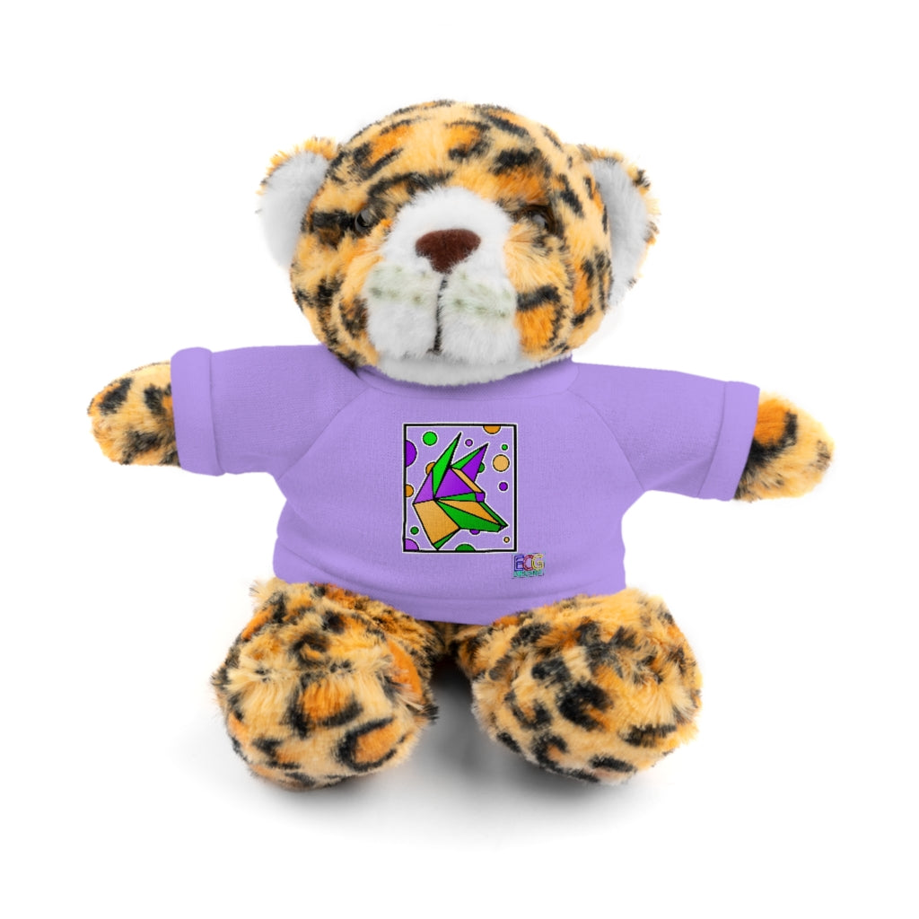 Mardi Gras Box Dog Stuffed Animals with Tee