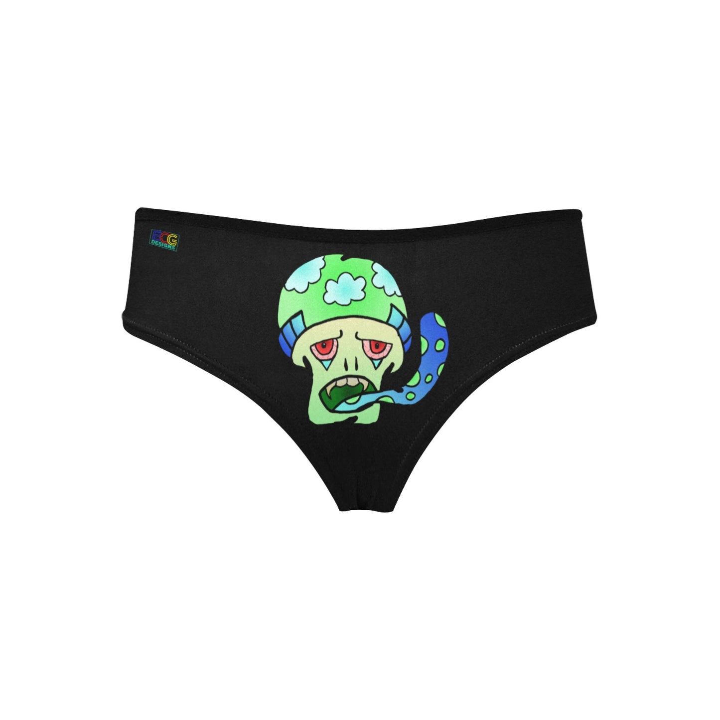 Green Shroom Women's Hipster Panties (Model L33)