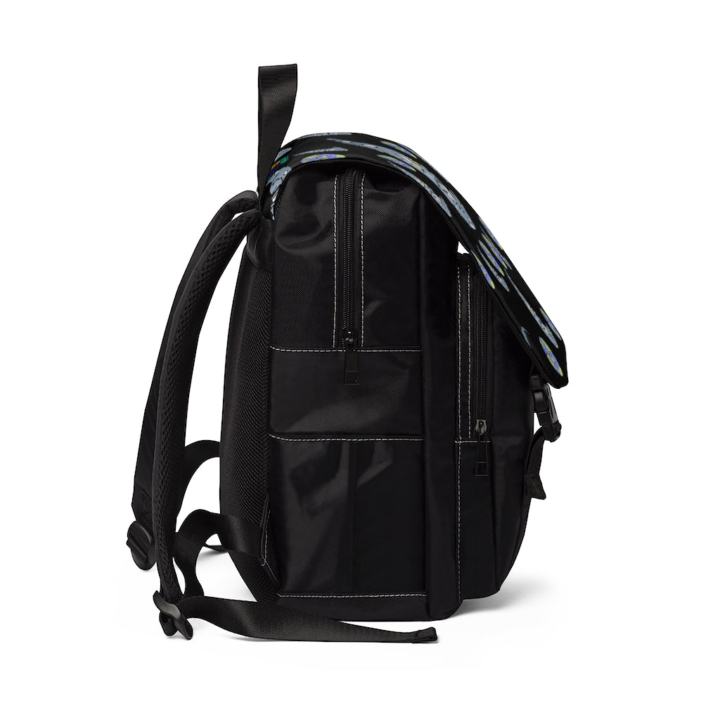 Silver Moon Unisex Casual Shoulder Backpack