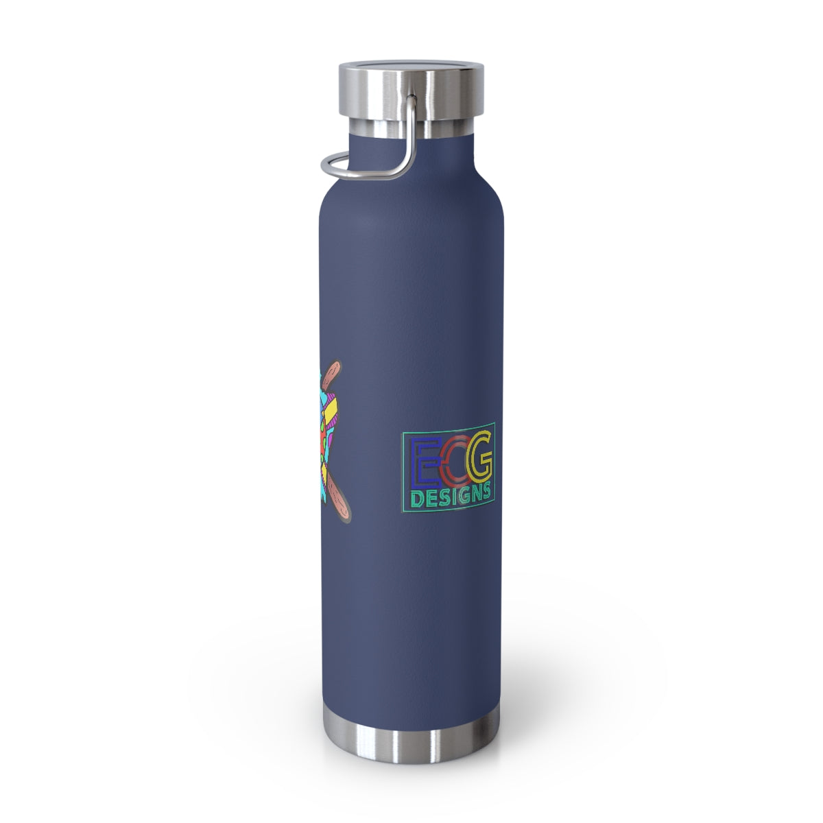 Multicolored Melted Popsicle 22oz Vacuum Insulated Bottle