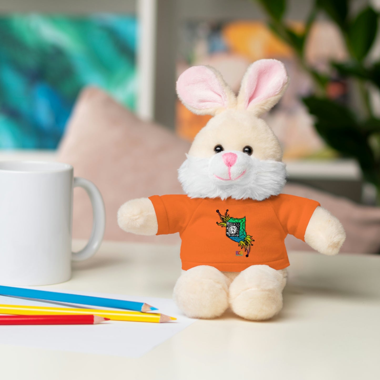 A Clock in a Box Stuffed Animals with Tee