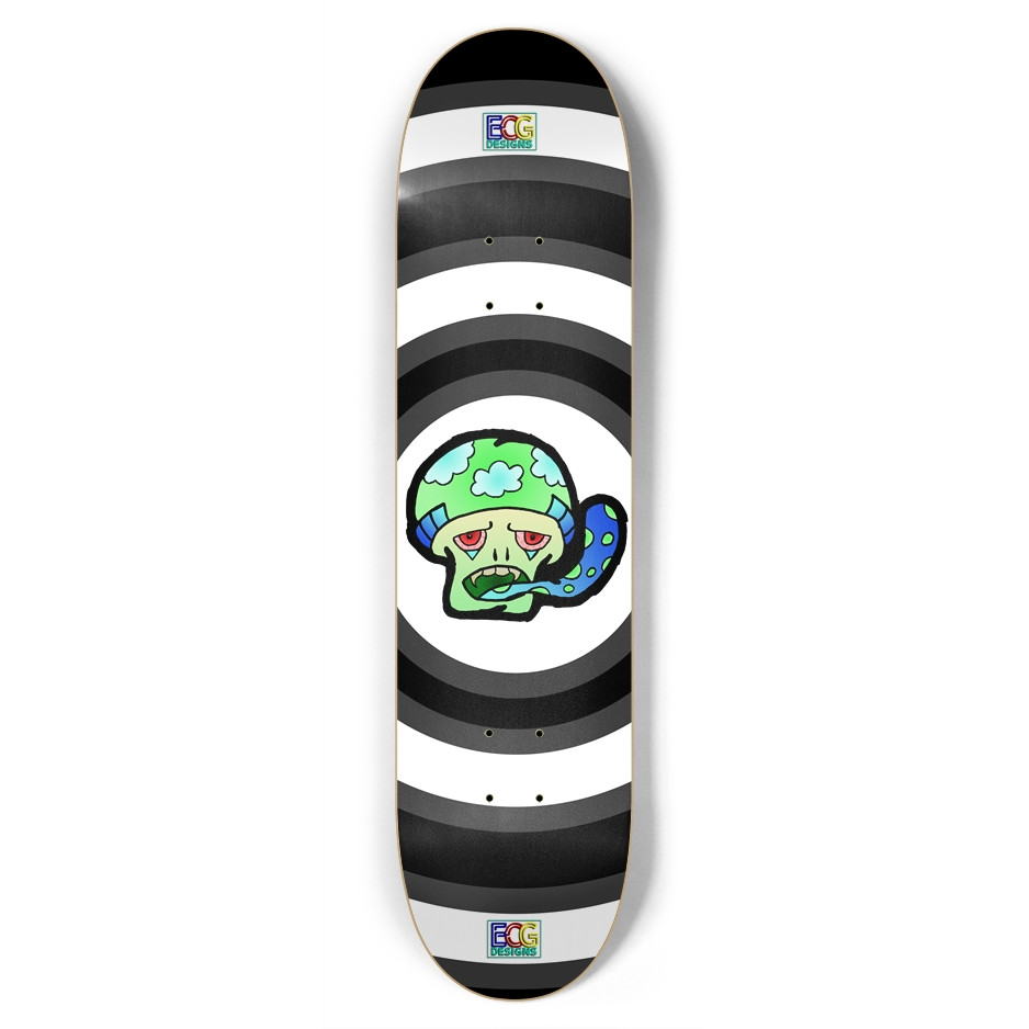 Green Shroom Skateboard