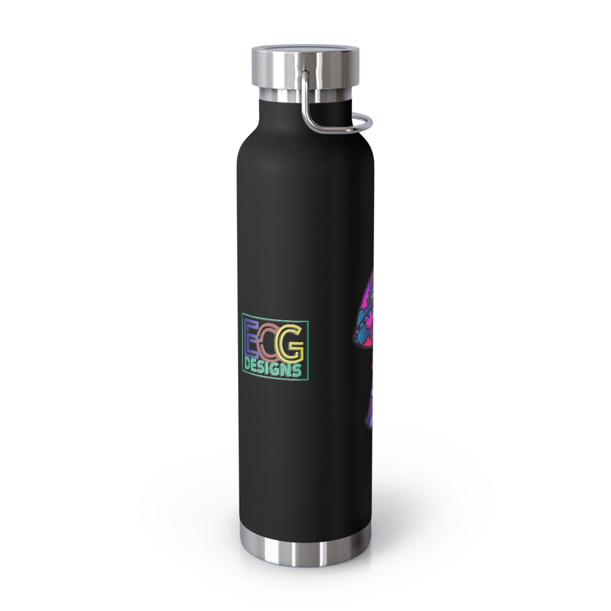 Rainbow Skull Shroom 22oz Vacuum Insulated Bottle