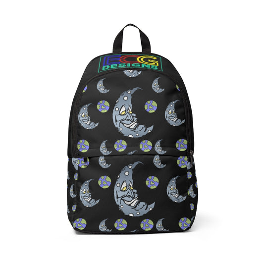 Silver Moon Unisex Fabric Backpack
