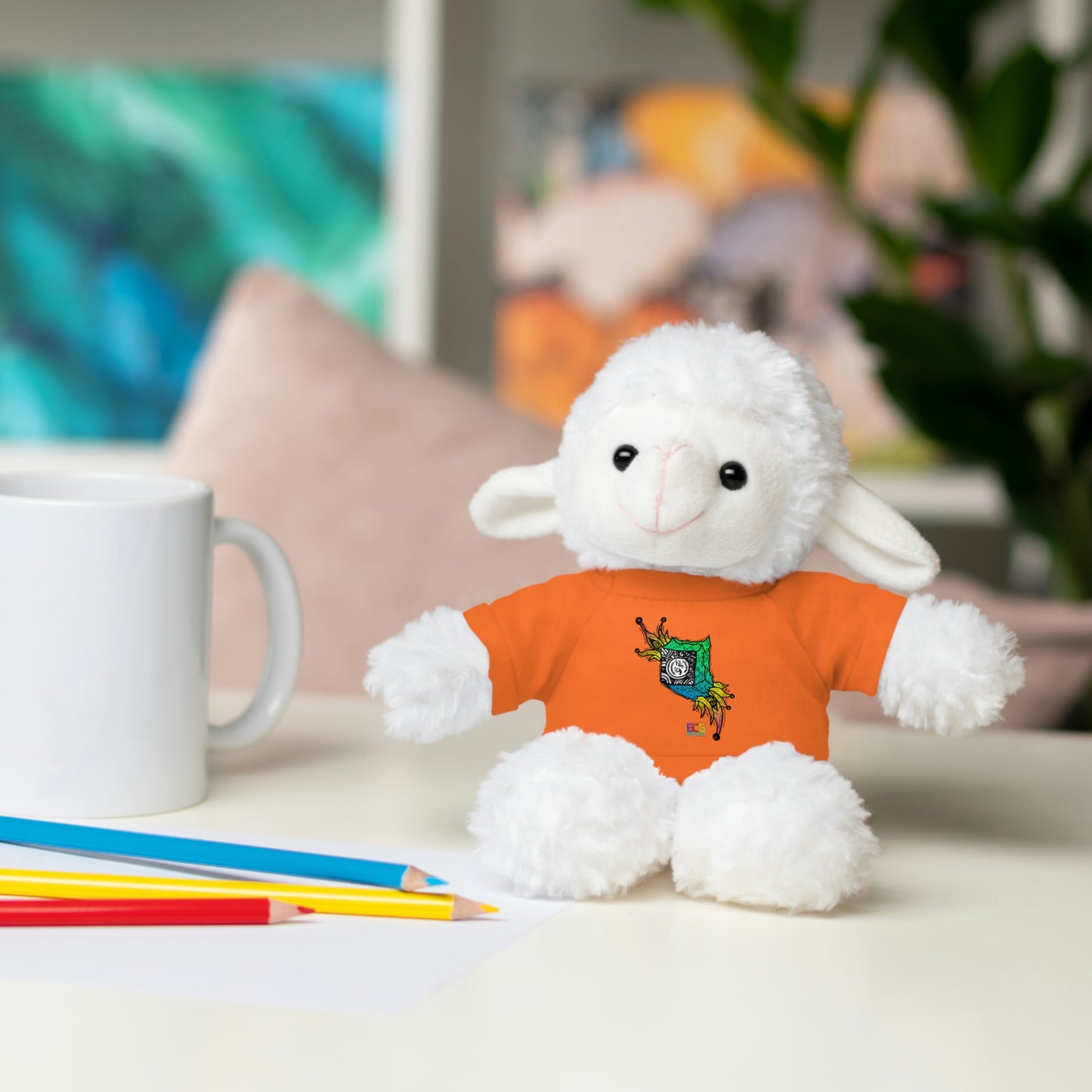 A Clock in a Box Stuffed Animals with Tee