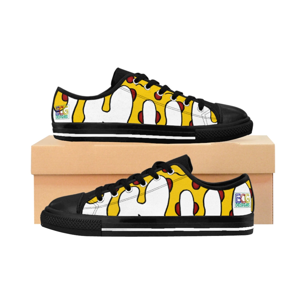 Cheesy Pizza Men's Sneakers