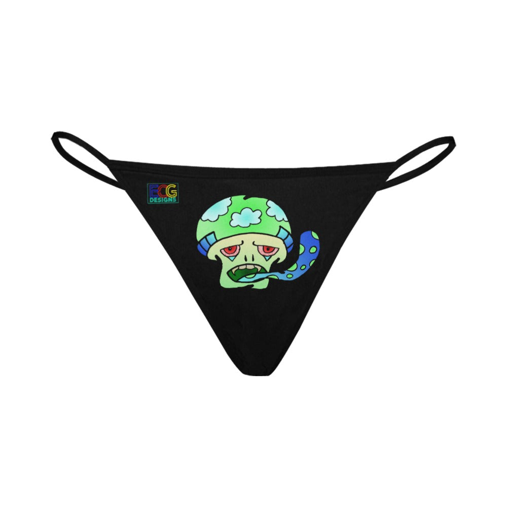 Green Shroom Women's All Over Print G-String Panties (Model L35)