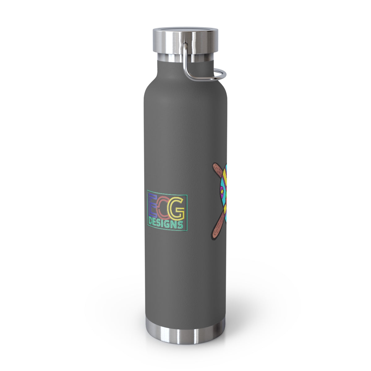 Multicolored Melted Popsicle 22oz Vacuum Insulated Bottle