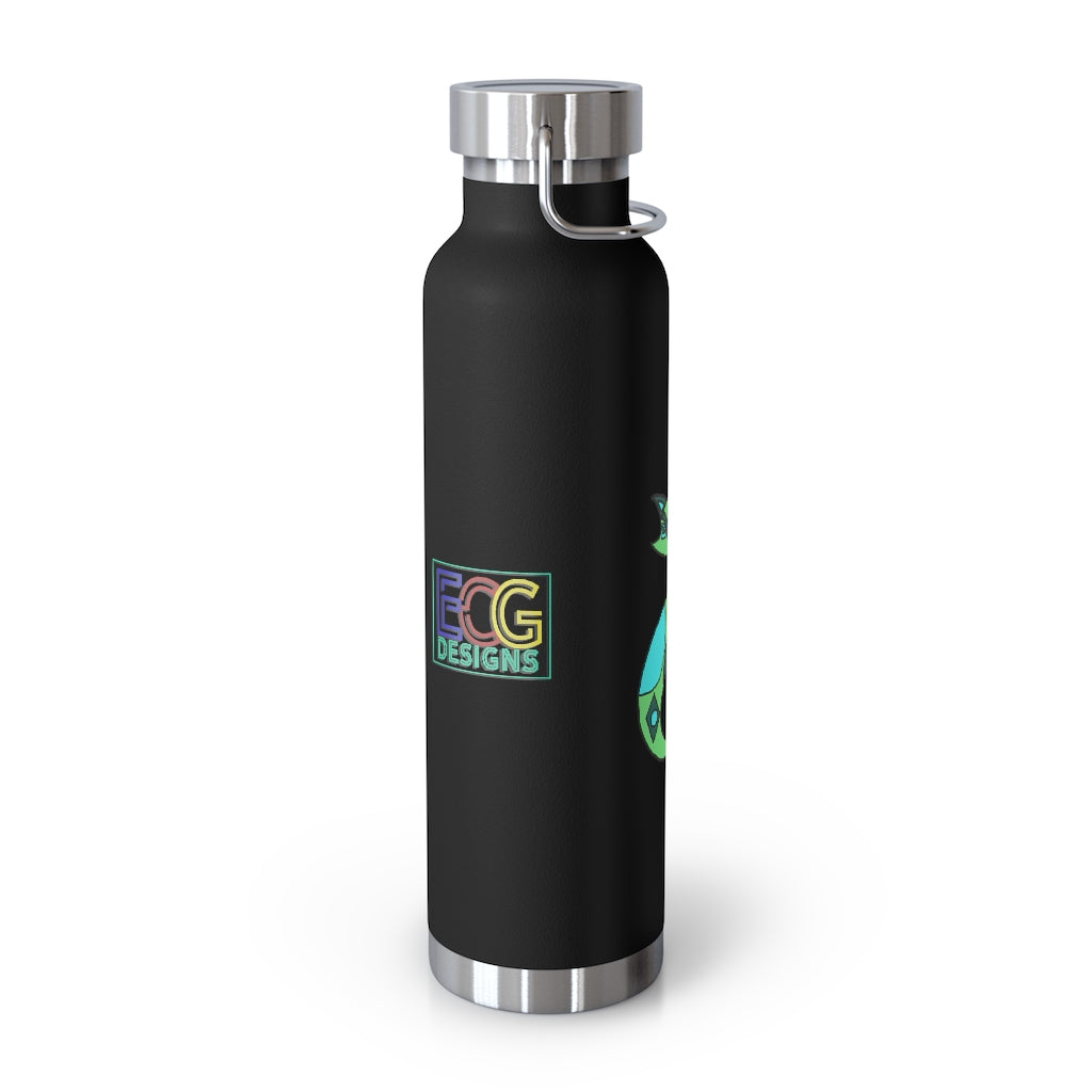 Green Cat 22oz Vacuum Insulated Bottle