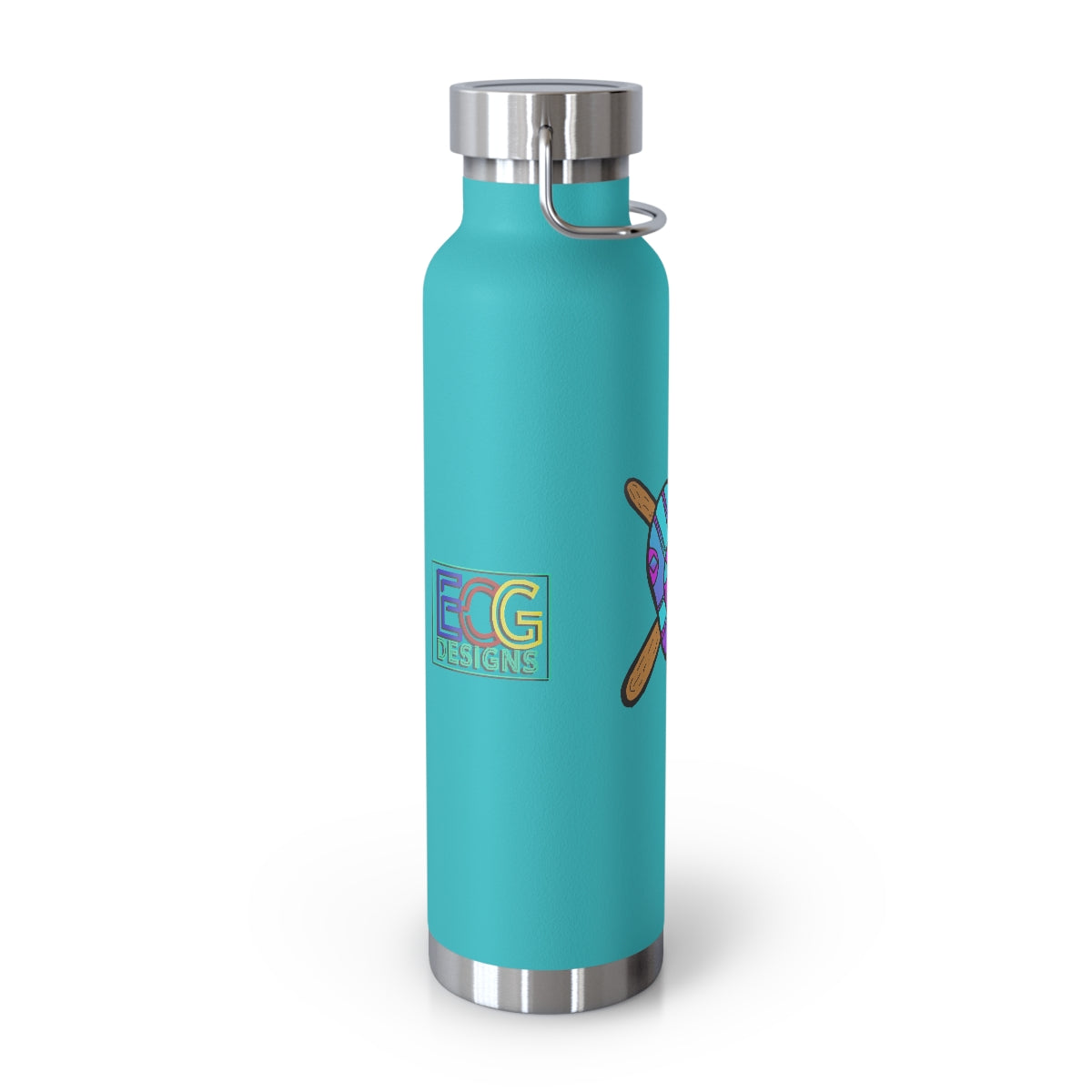 Blue and Purple Melted Popsicle 22oz Vacuum Insulated Bottle