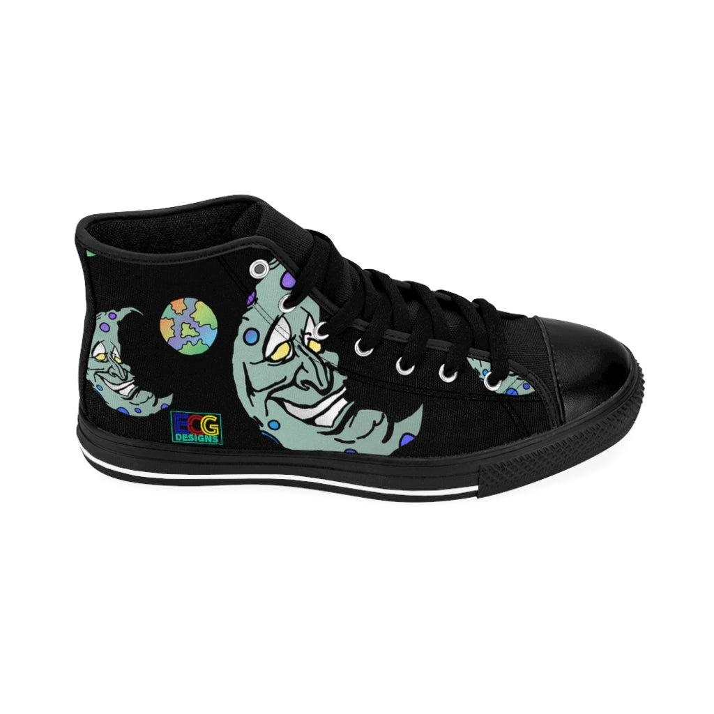 Green Moon Women's High-top Sneakers