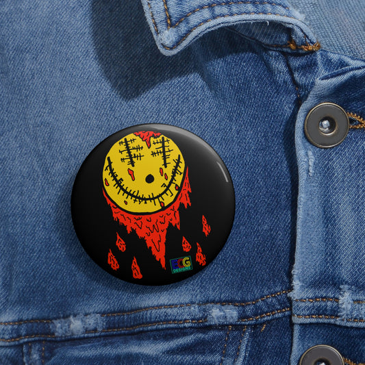 The Bloody Smile Pin Buttons