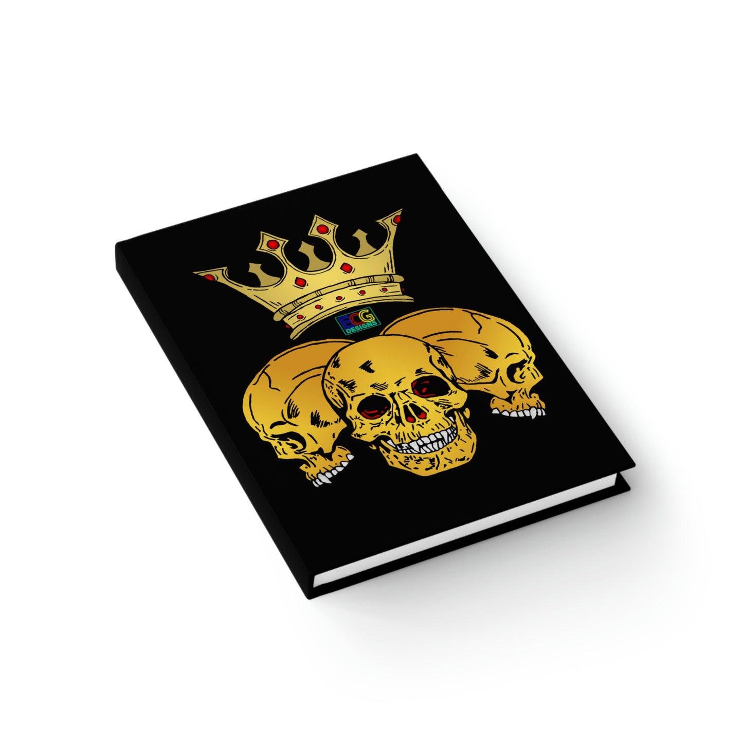 Triple Skull Crown Journal - Ruled Line