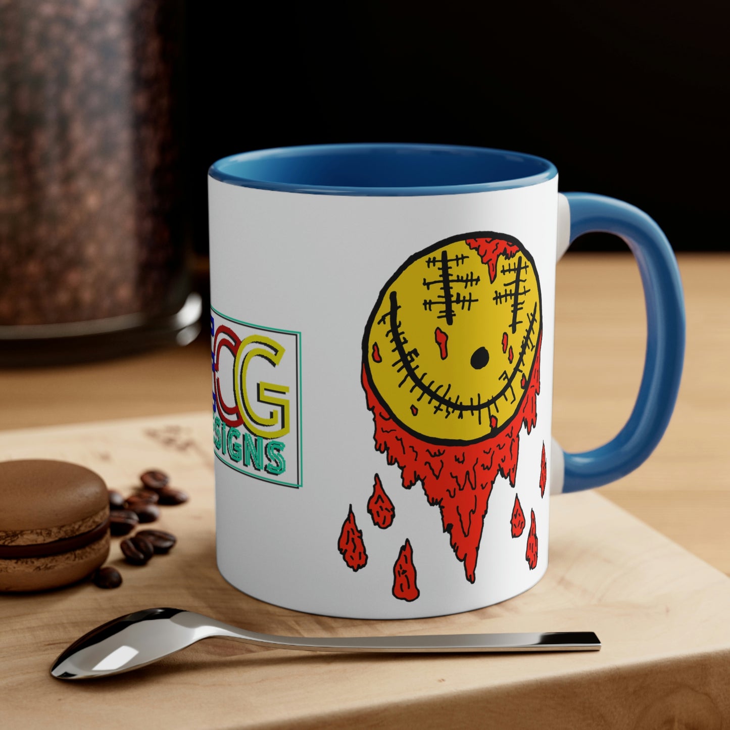 The Bloody Smile Accent Coffee Mug, 11oz