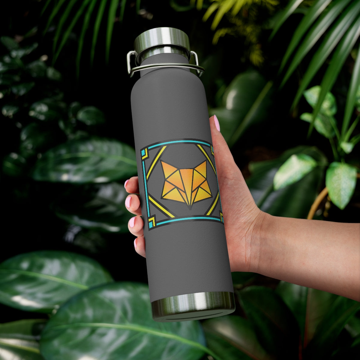 Orange Box Fox 22oz Vacuum Insulated Bottle