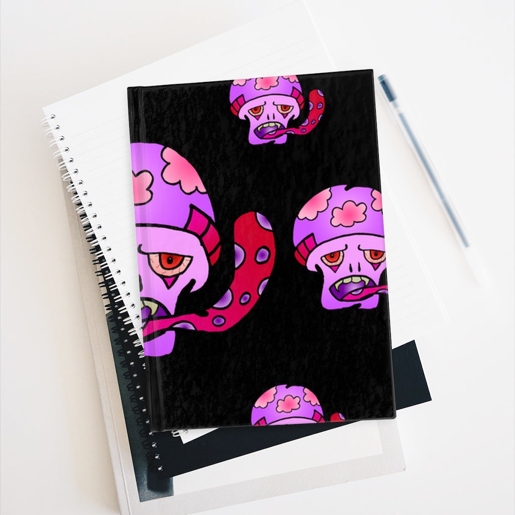 Pink Shroom Journal - Ruled Line