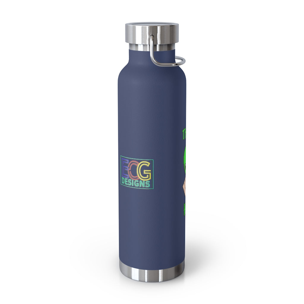 Green Alien 22oz Vacuum Insulated Bottle