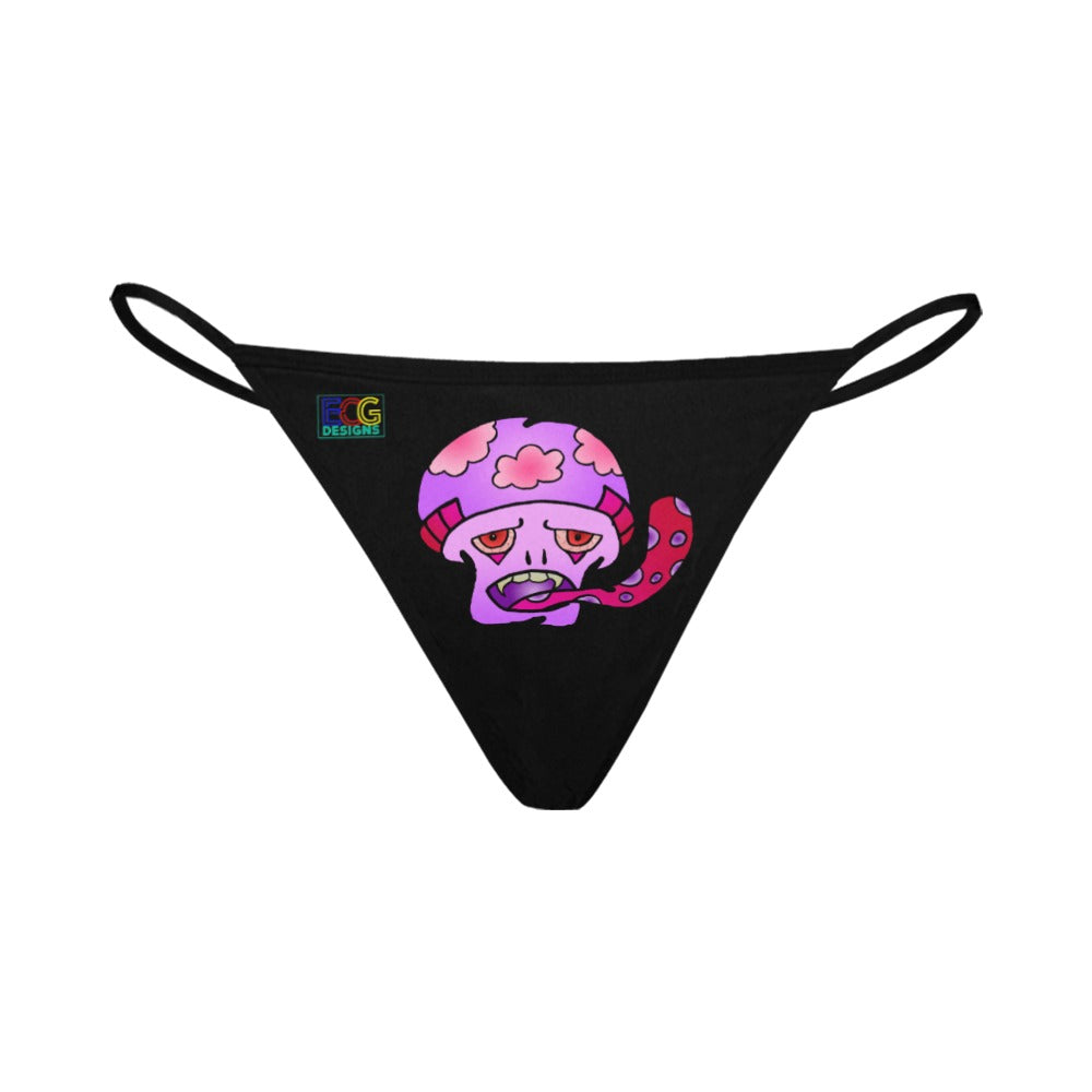 Pink Shroom Women's All Over Print G-String Panties (Model L35)