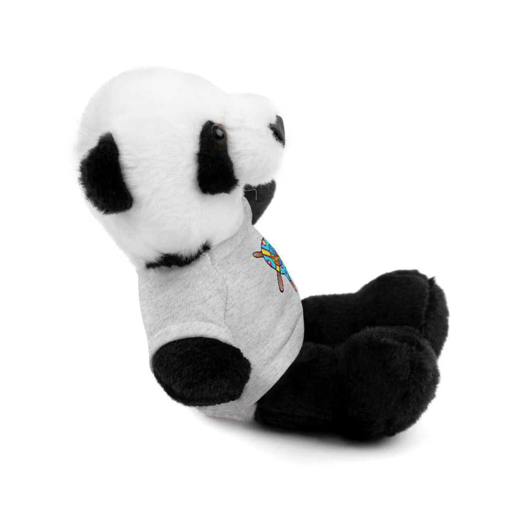 Multicolored Melted Popsicle Stuffed Animals with Tee