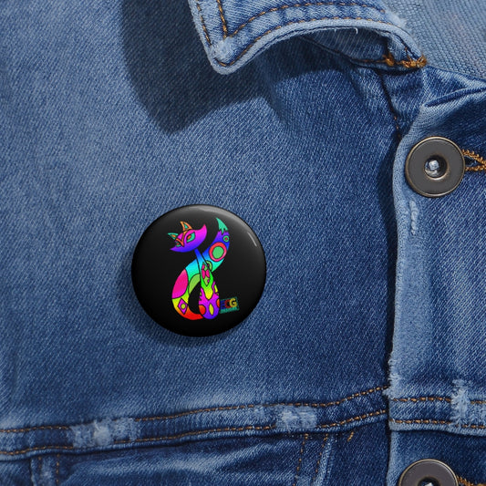 Rainbow Cat Pin Buttons