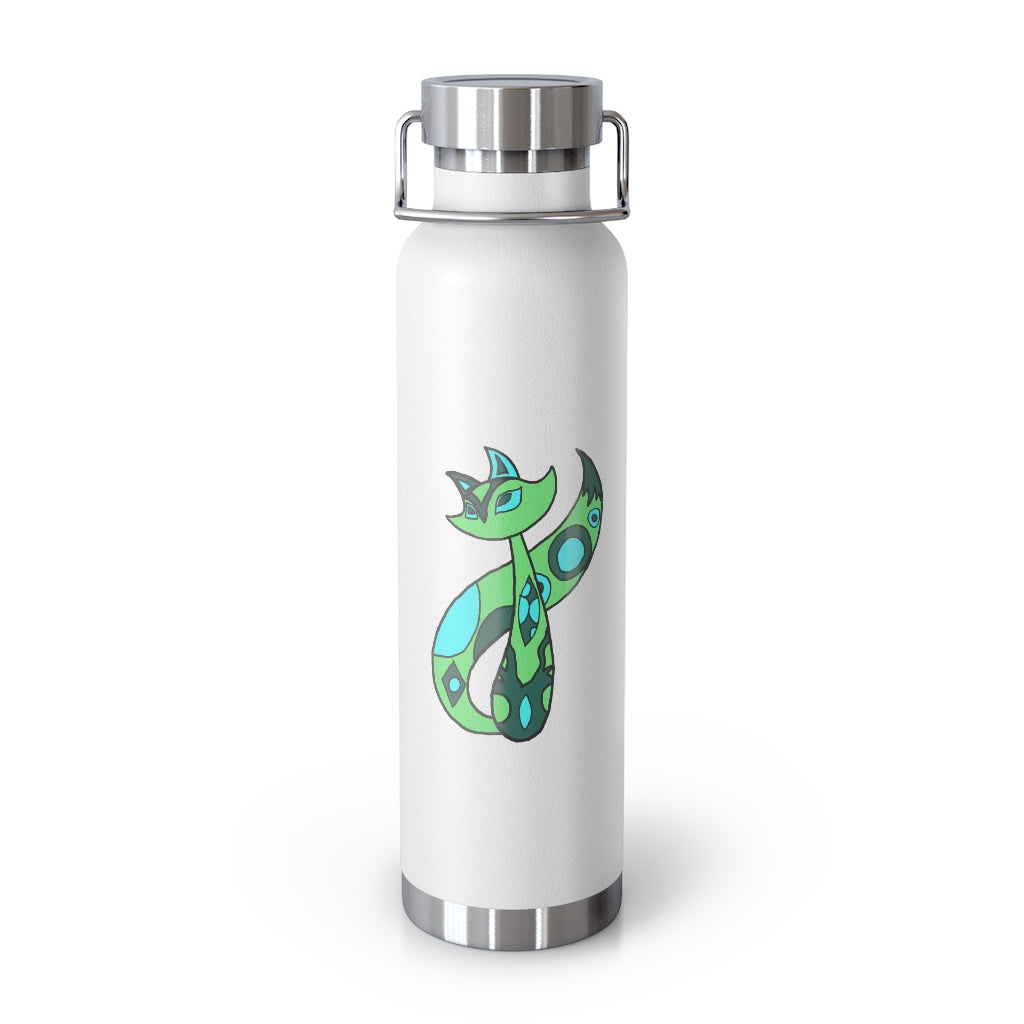 Green Cat 22oz Vacuum Insulated Bottle