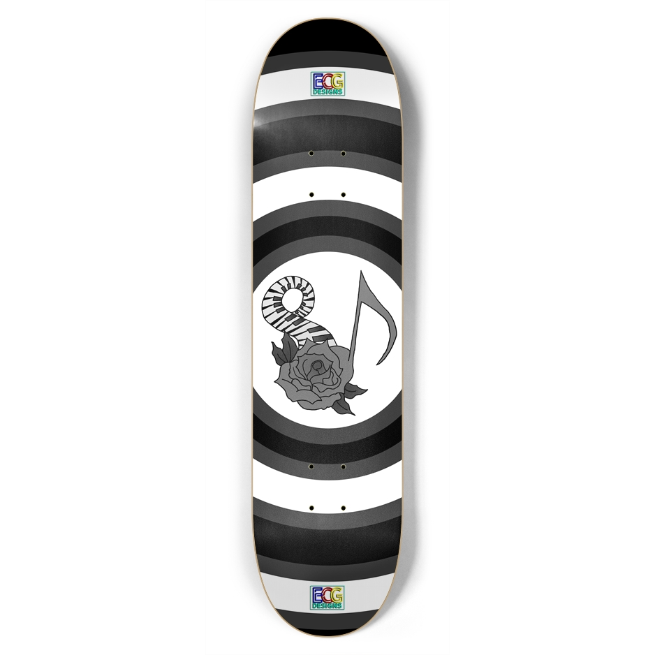 Musical Rose Skateboard