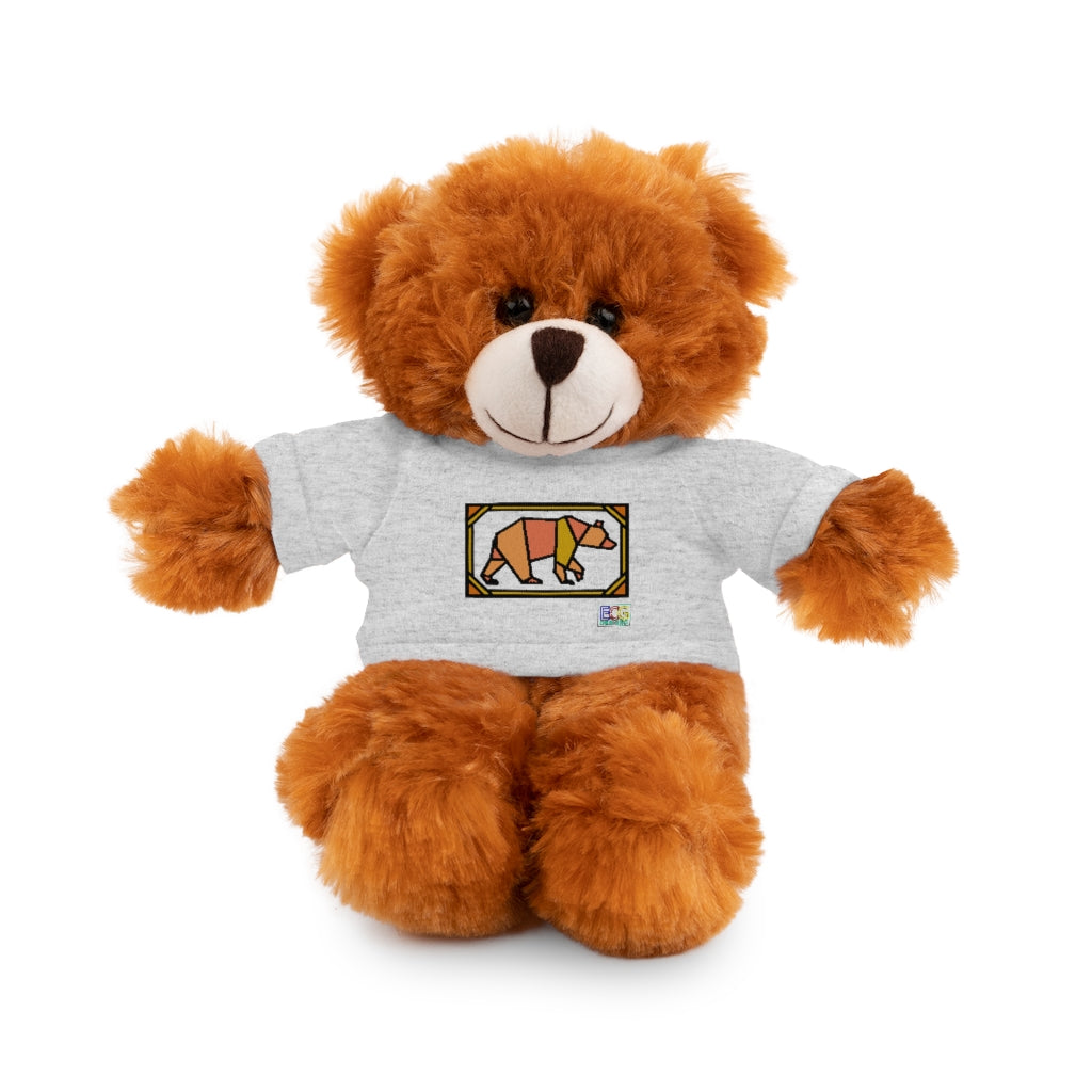 Orange Box Bear Stuffed Animals with Tee