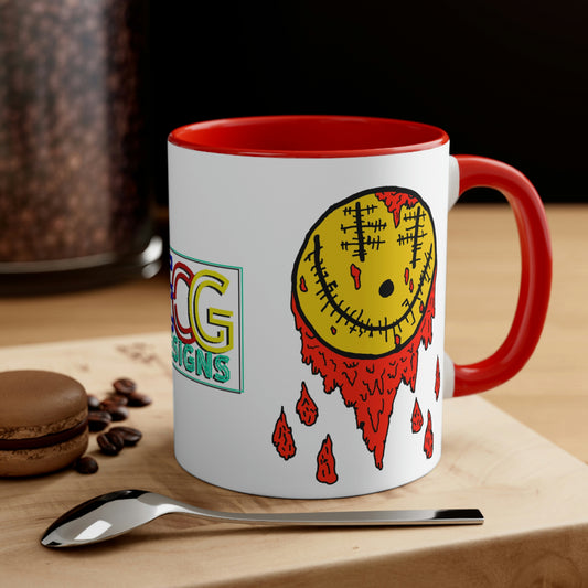 The Bloody Smile Accent Coffee Mug, 11oz