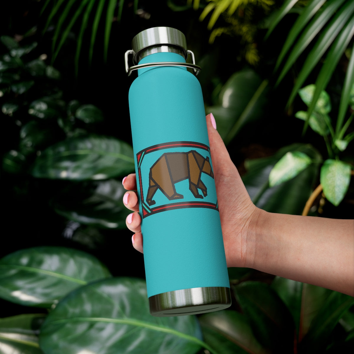 Brown Box Bear 22oz Vacuum Insulated Bottle