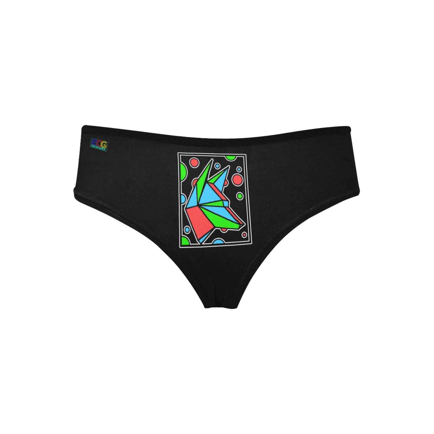 RBG Box Dog Women's Hipster Panties (Model L33)