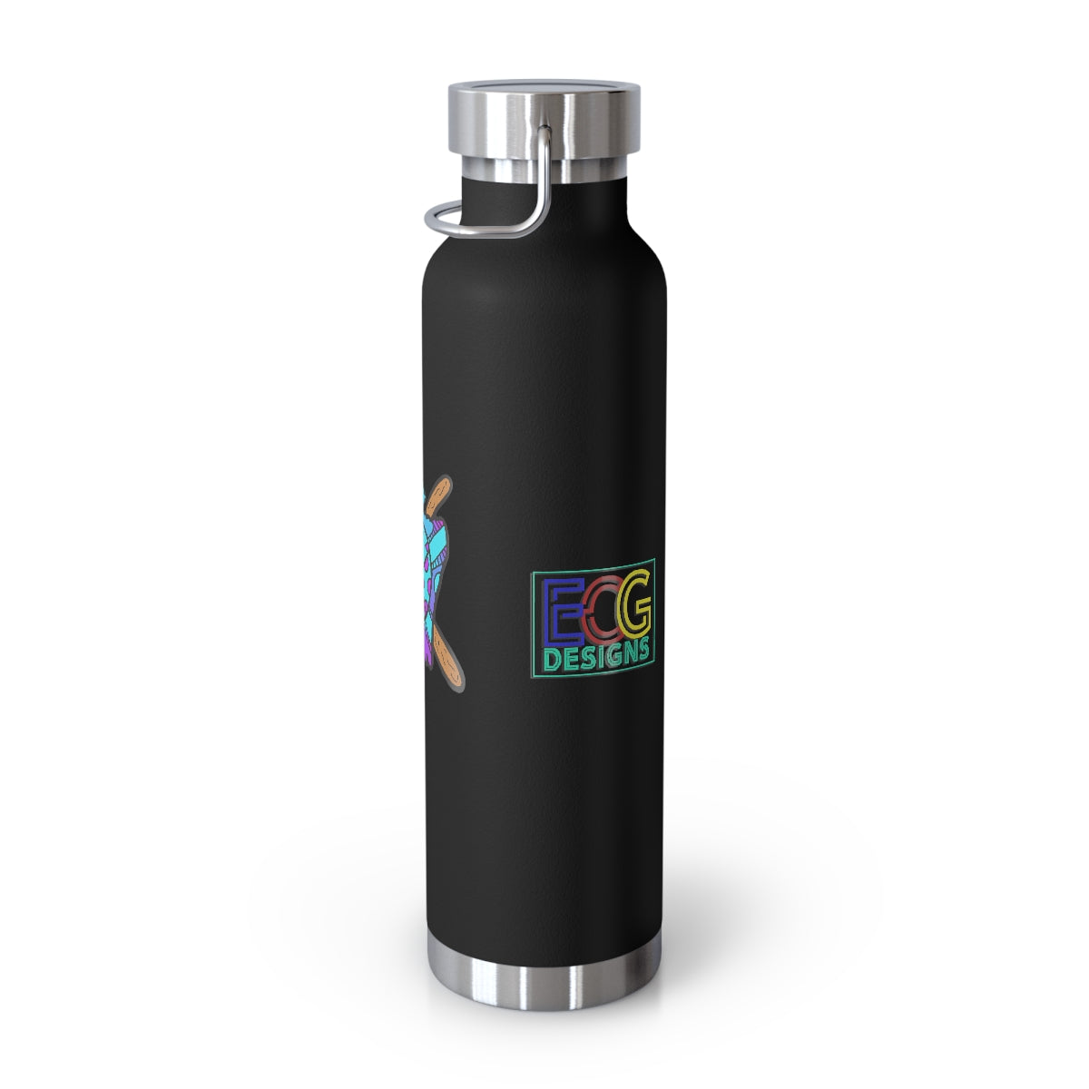 Blue and Purple Melted Popsicle 22oz Vacuum Insulated Bottle